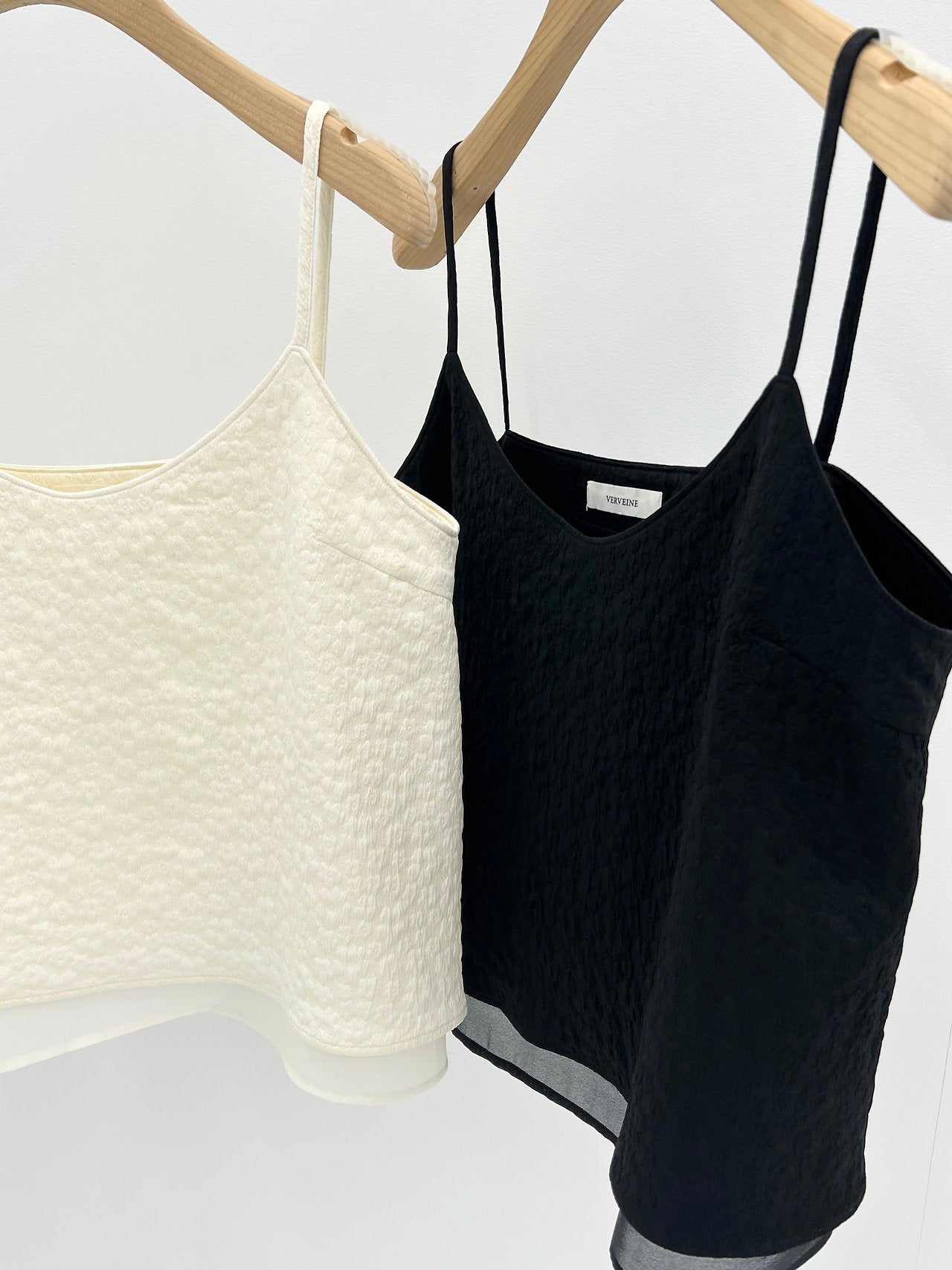 Ciel flower texture sleeveless-2col
