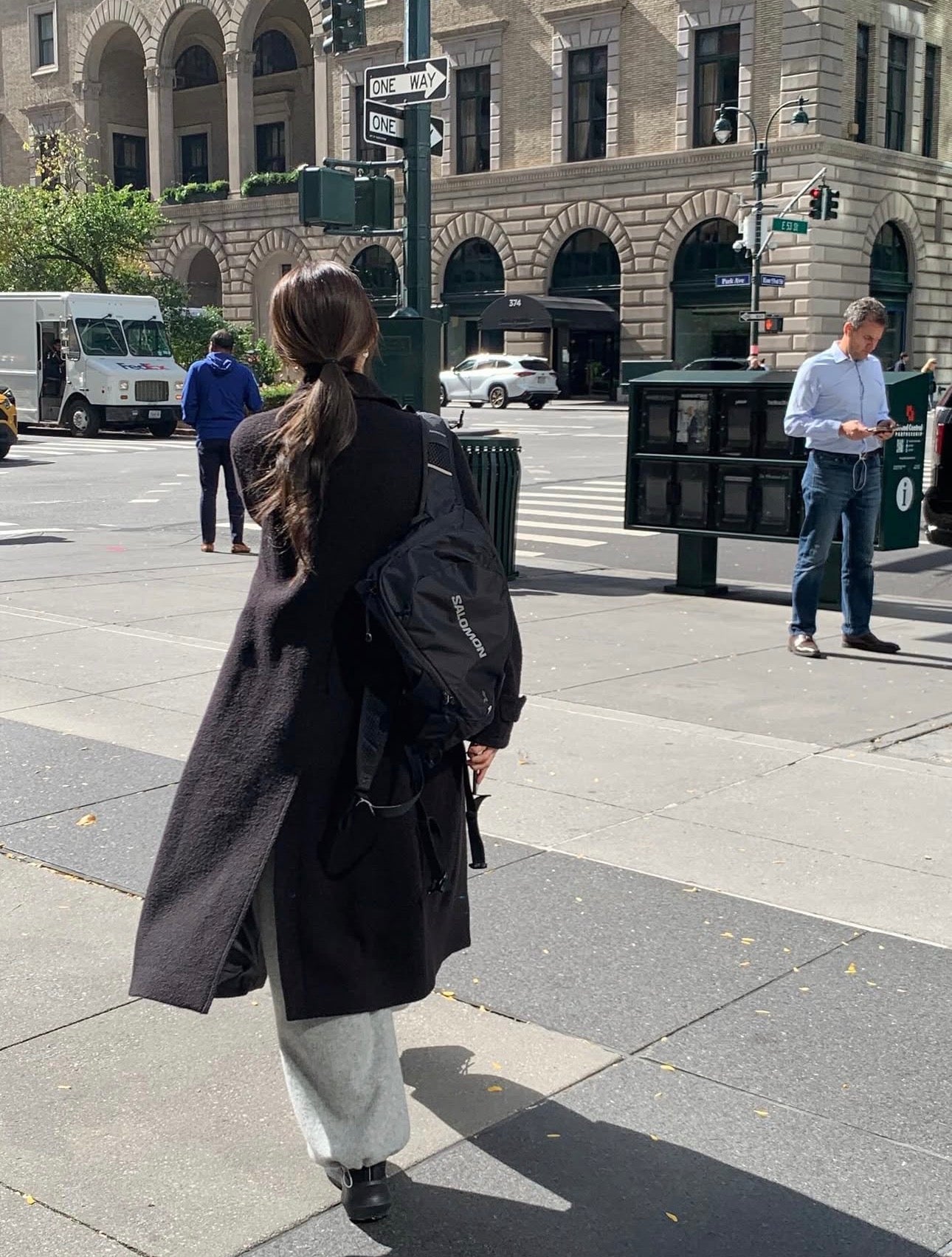 Fushily wool coat-2col