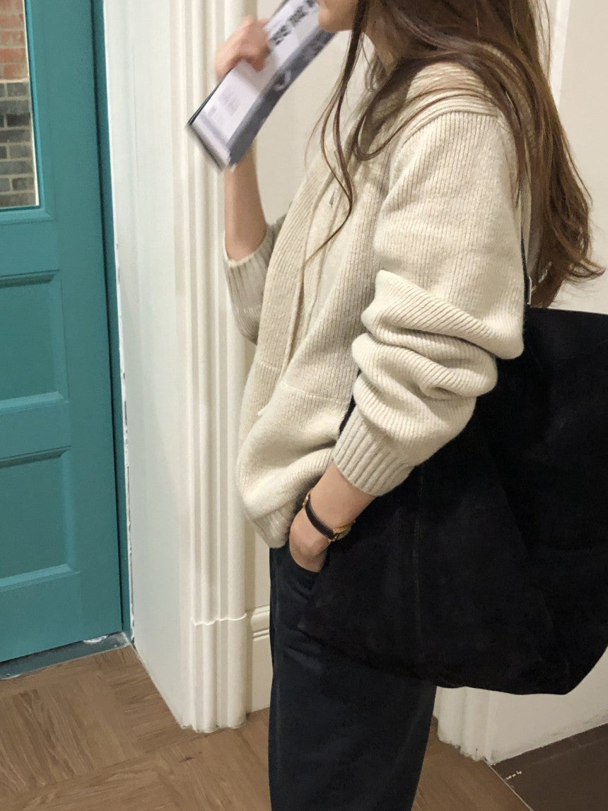 Chappelle hoodie zip up cardigan-3col