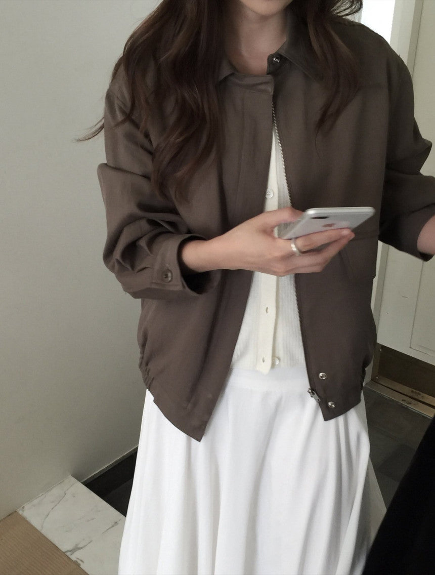Fizt lyocell blouson-3col