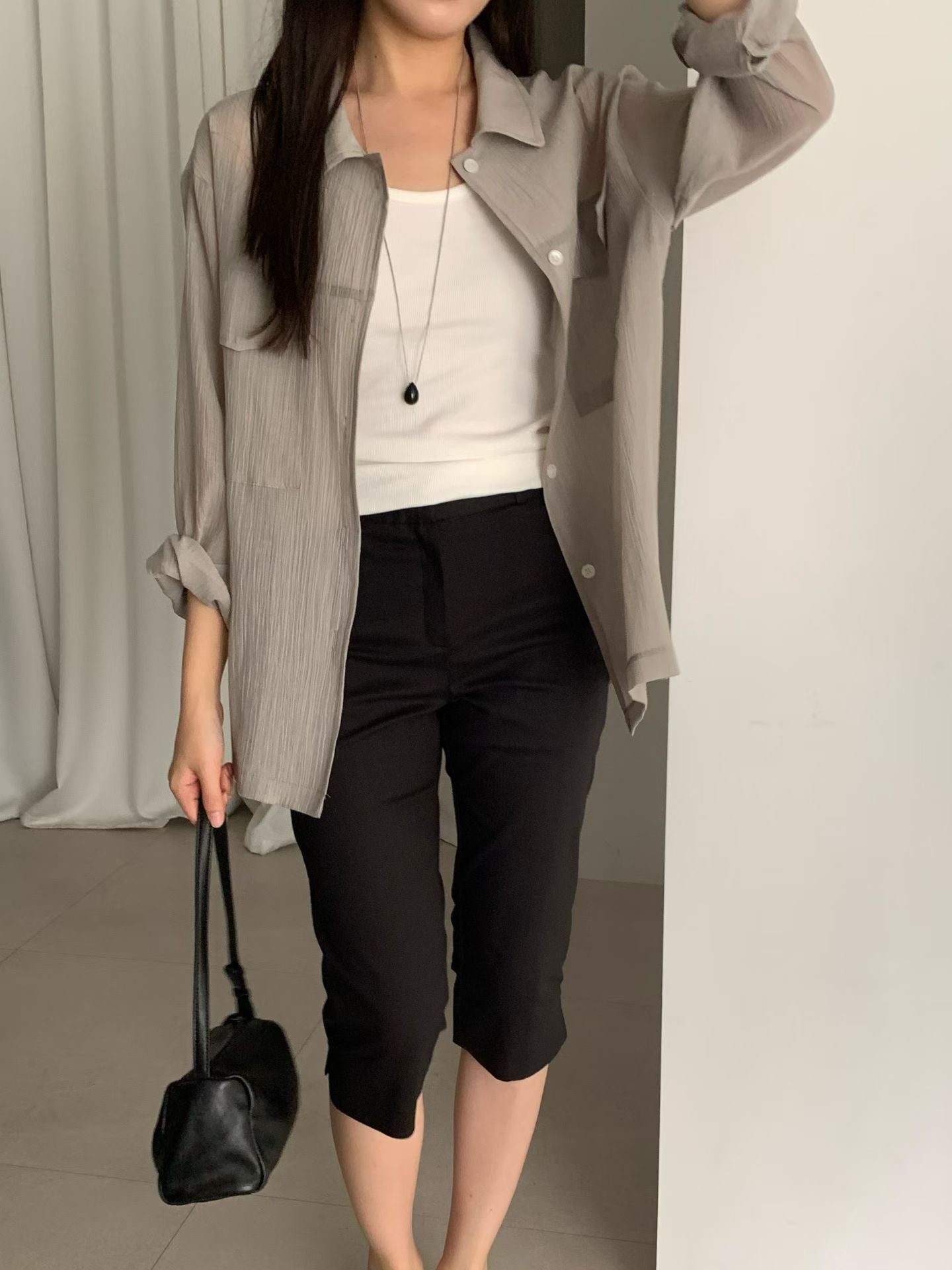 riv pocket shirt-2col