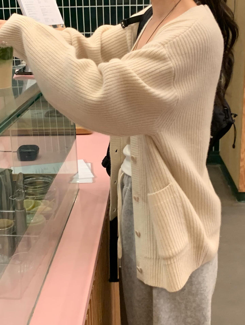 Mue hachi cardigan-4col