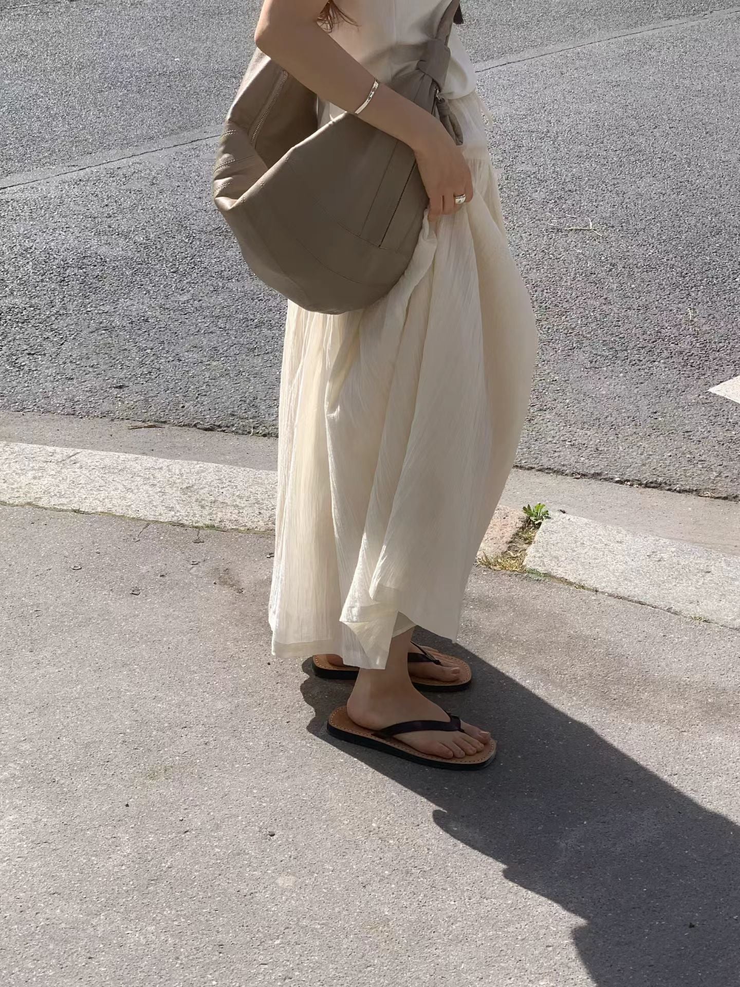 sale即納 Ounce crinkle skirt