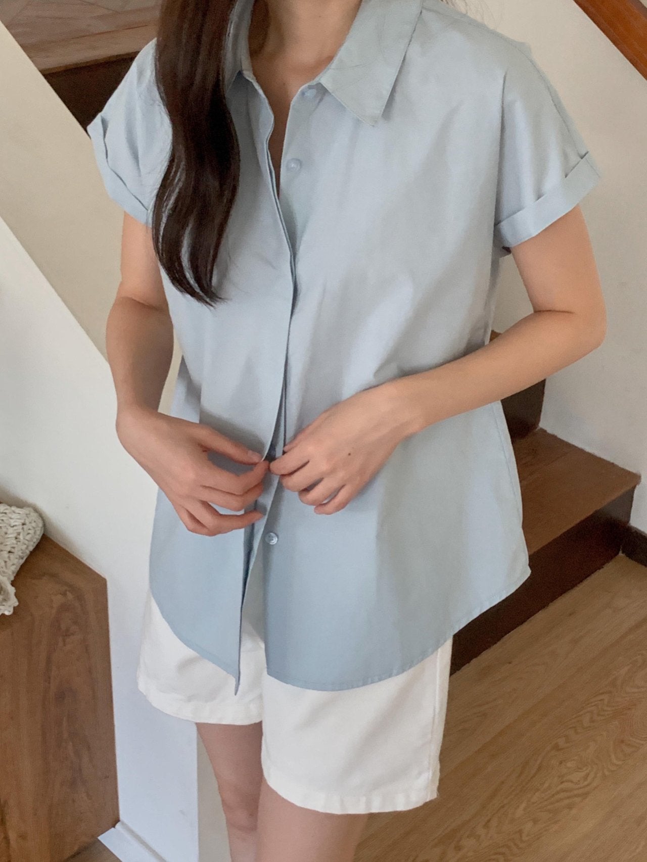 Cotton cabra shirt-3col