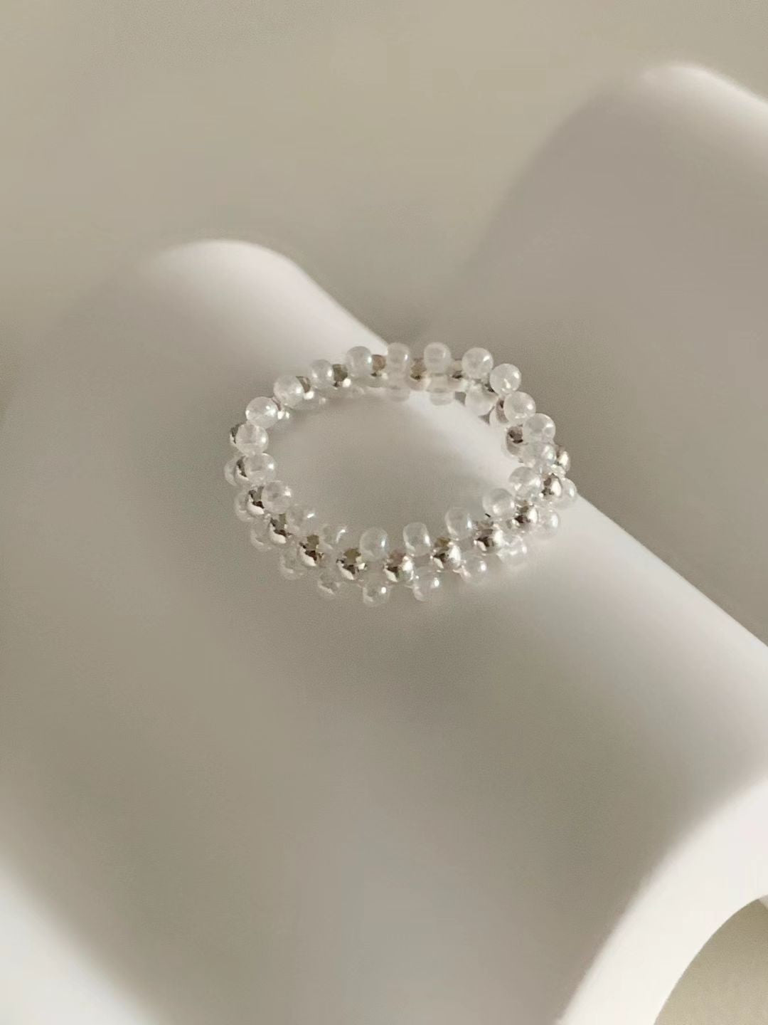 Flower Silver Ball biz Banding rong