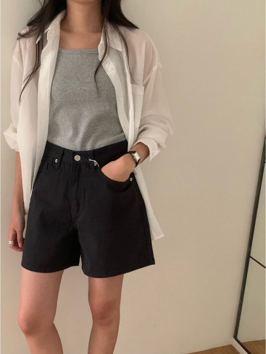 Millie cotton shorts-3col
