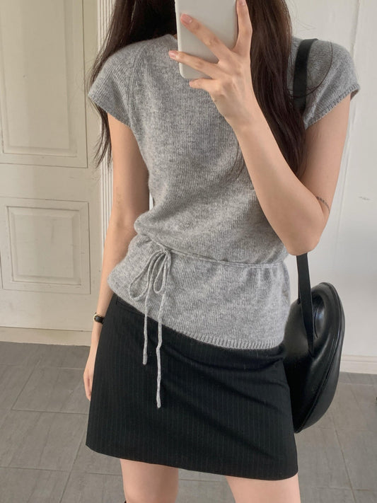 Fox belt knit-3col