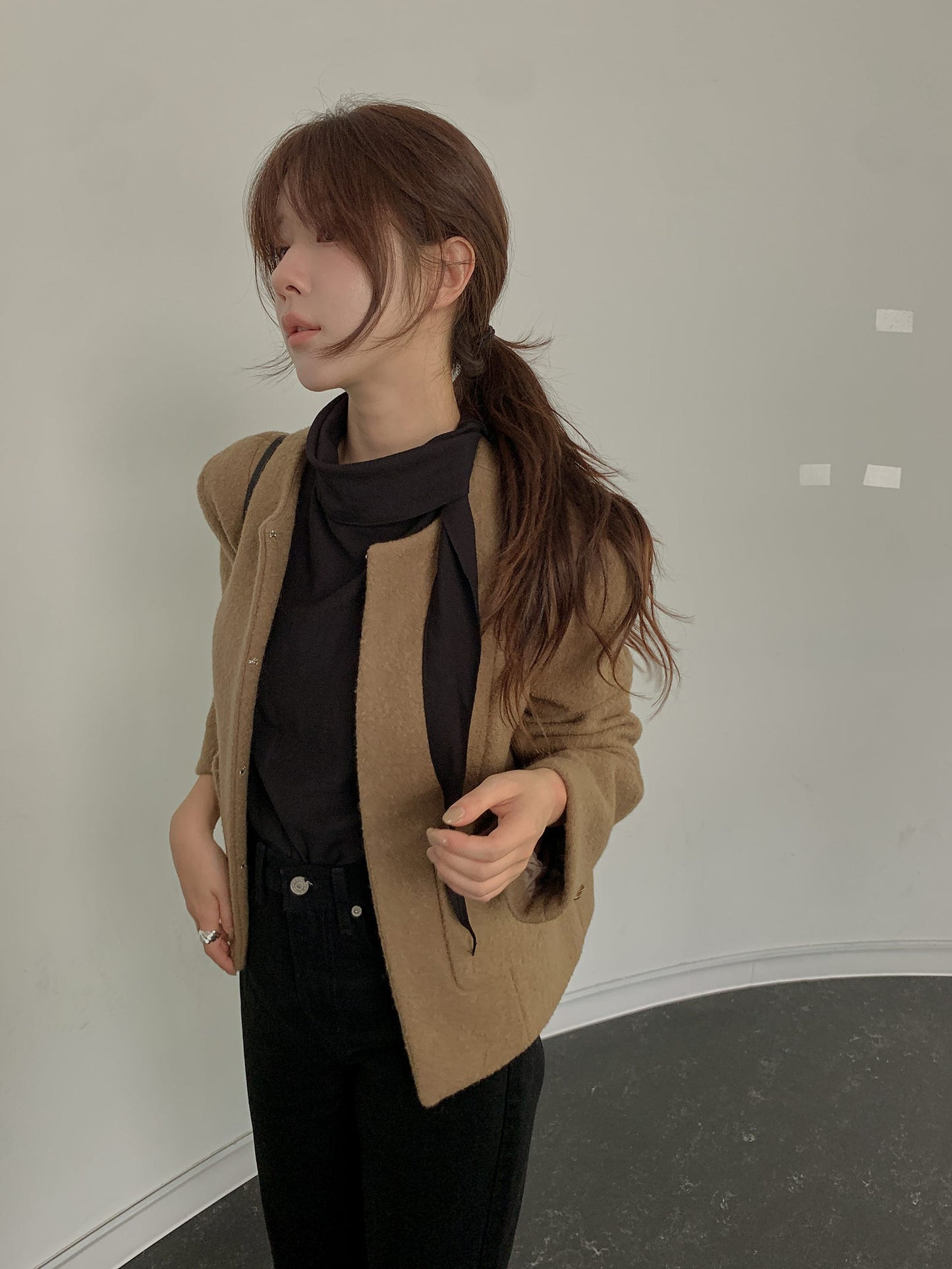 racket wool jacket-3col