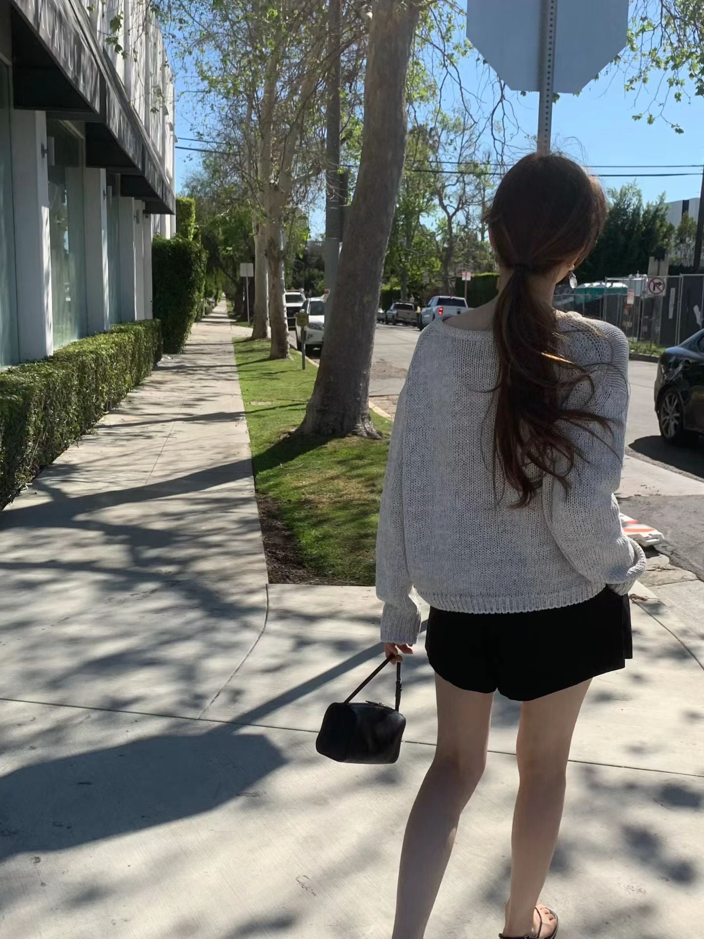 Ounce washing cotton shorts-2col