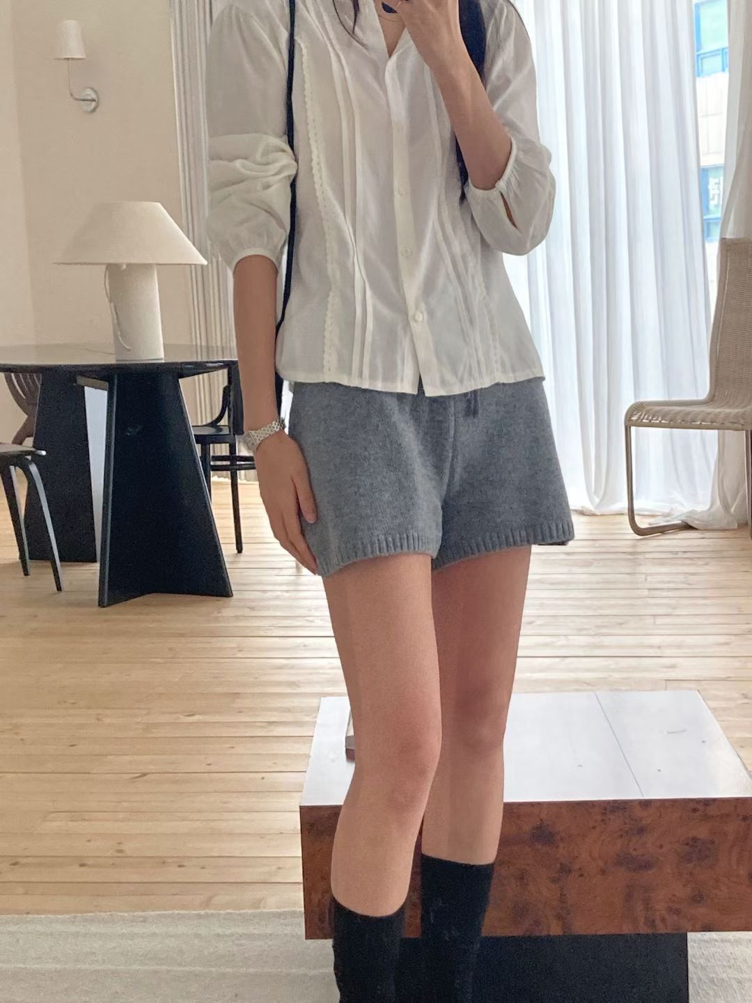 Earth gimo blouse-2col