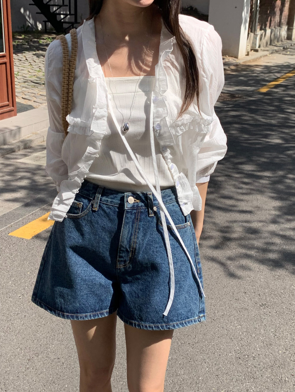 winner denim shorts-2col