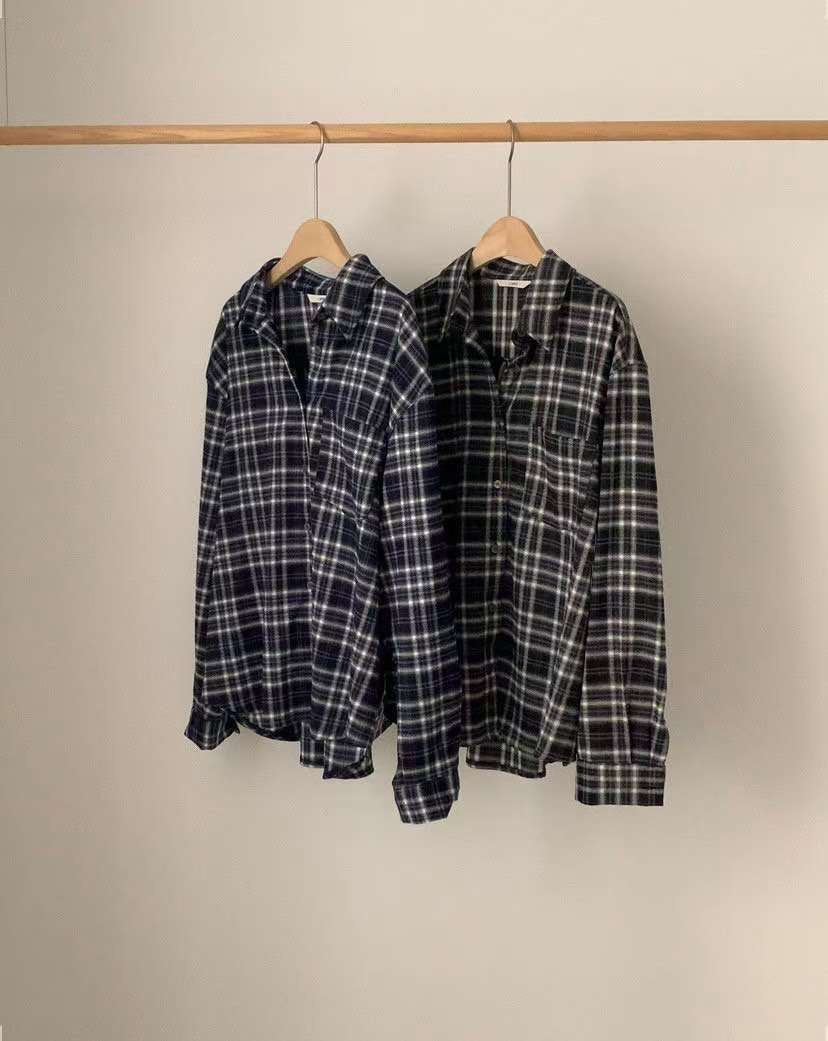 Taco check shirt-2col