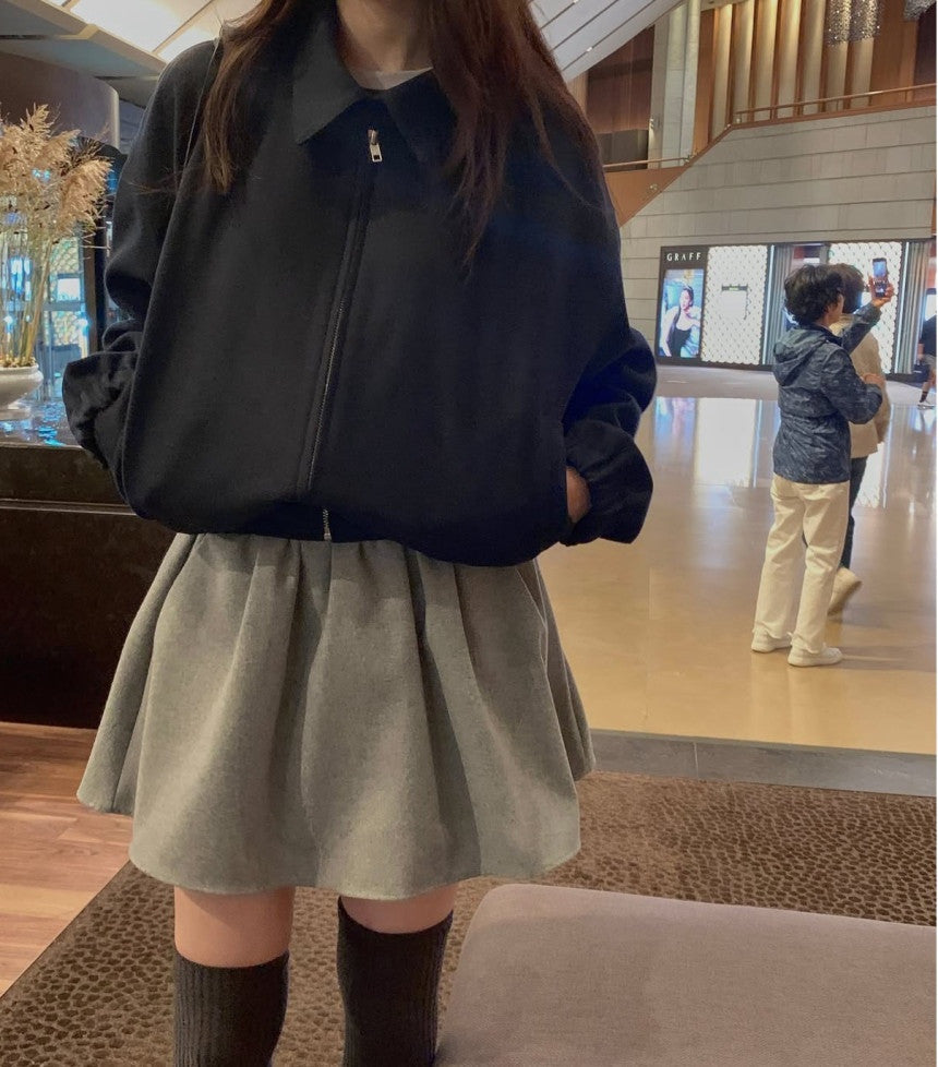 Chalamet wool jacket-2col