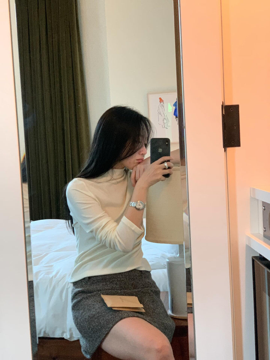 Haven wool skirt-2col