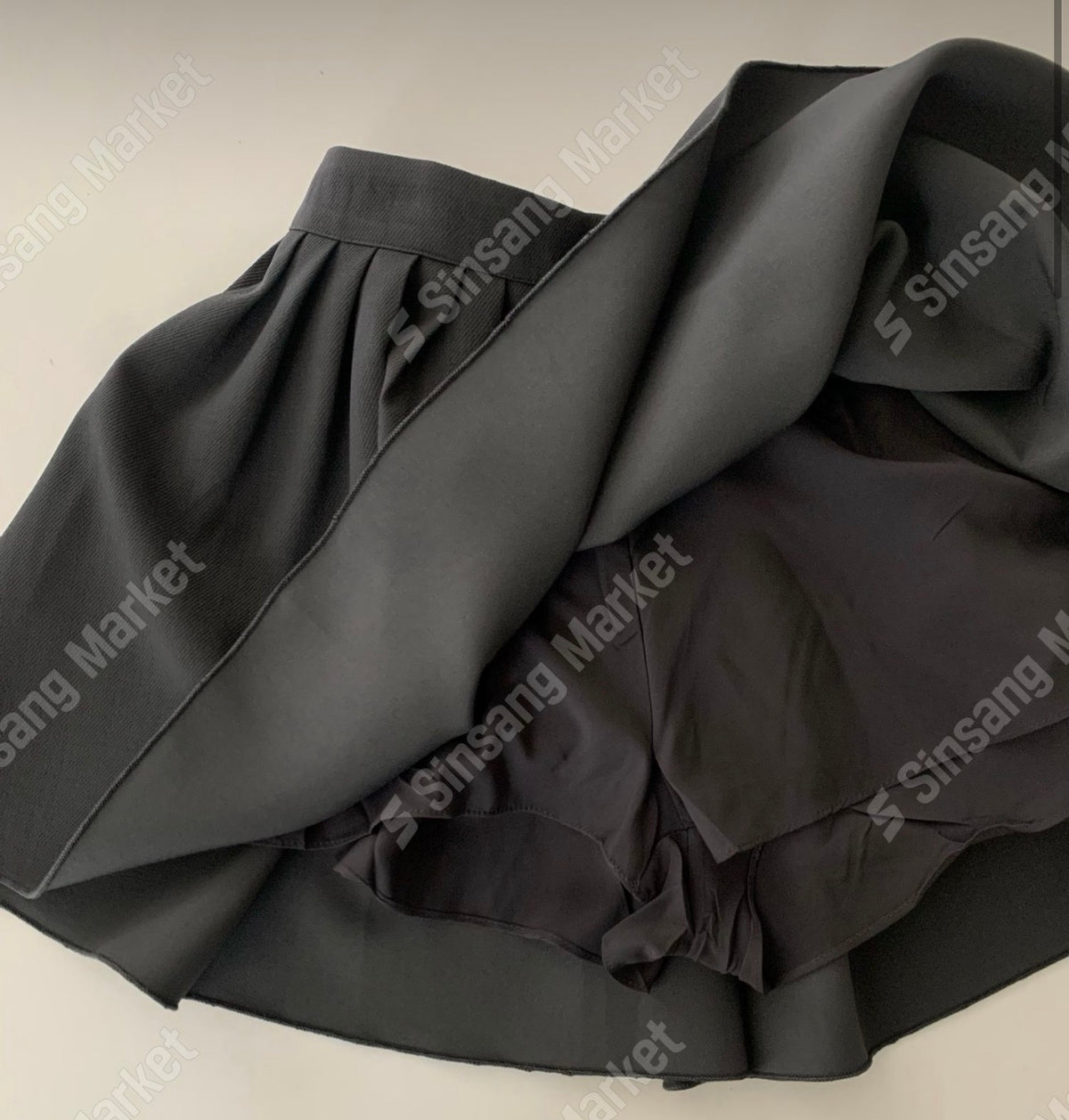 molly shirring skirt-2col