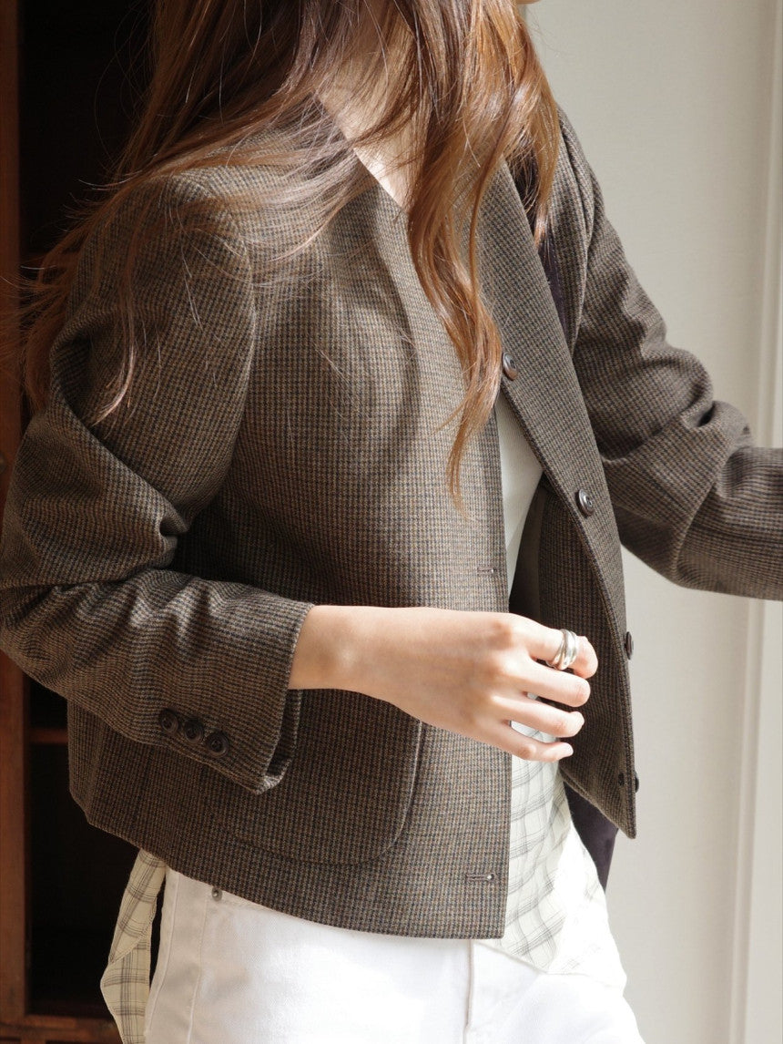Celine wool no collar jacket