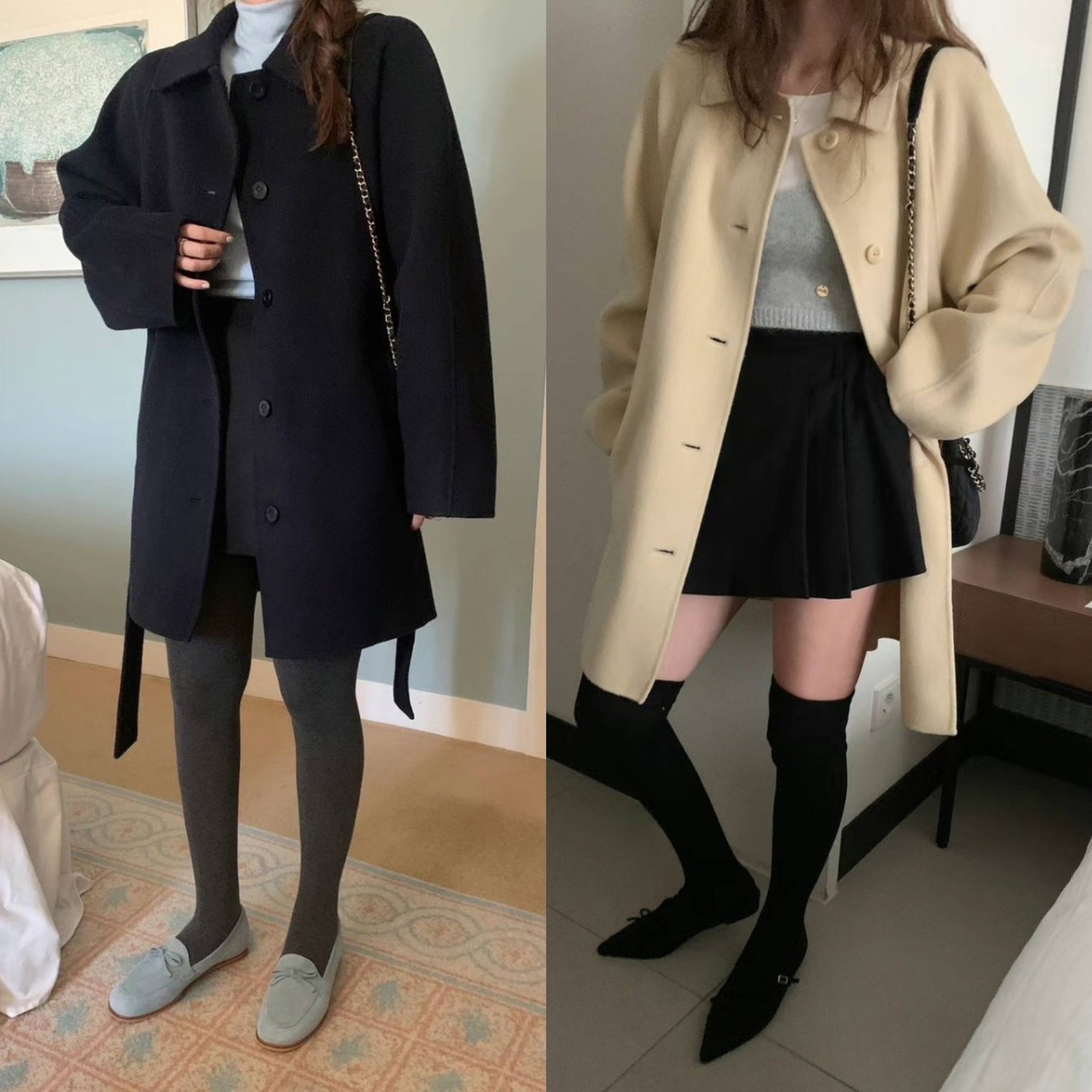 ジャケット・アウター LEDAY / Mini short double handmade coat LEDAY / Mini short double handmade coat