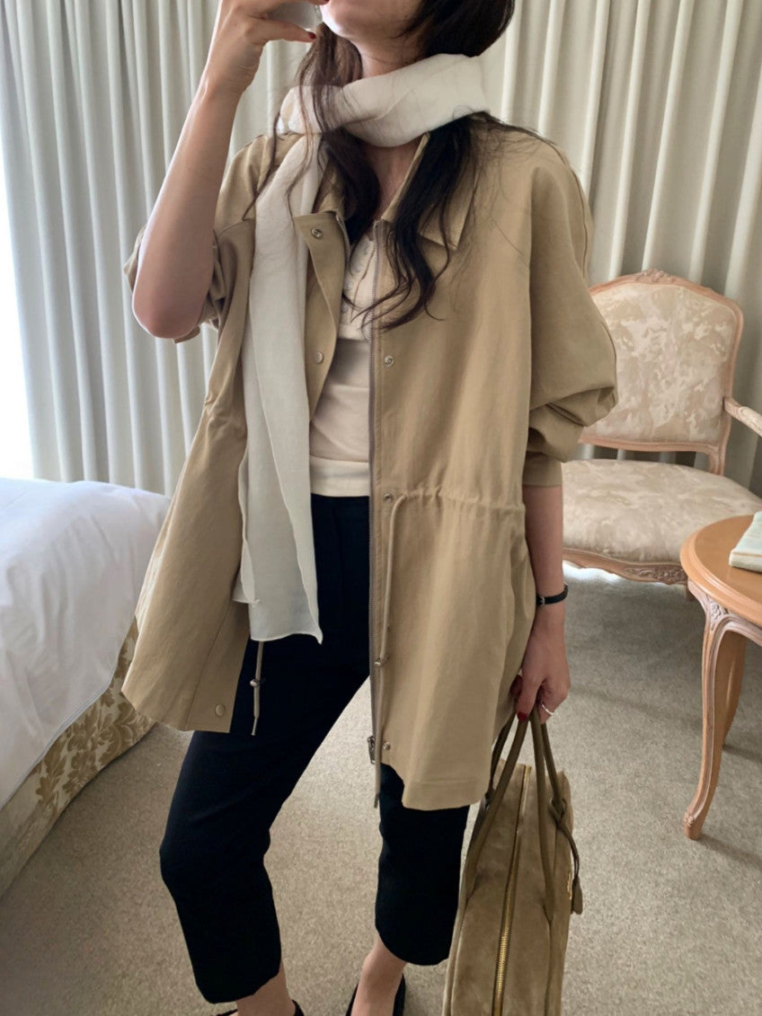 Half-string field jacket-2col