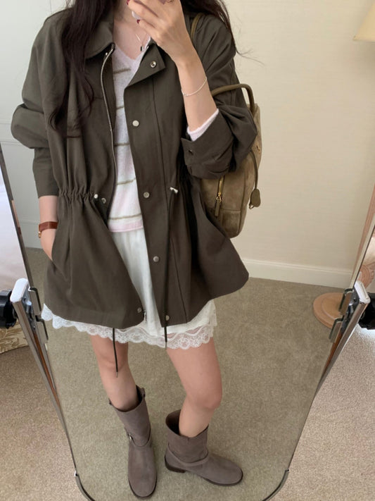 Half-string field jacket-2col