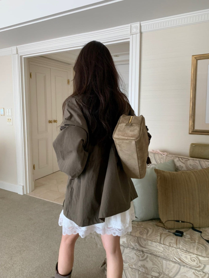 Half-string field jacket-2col
