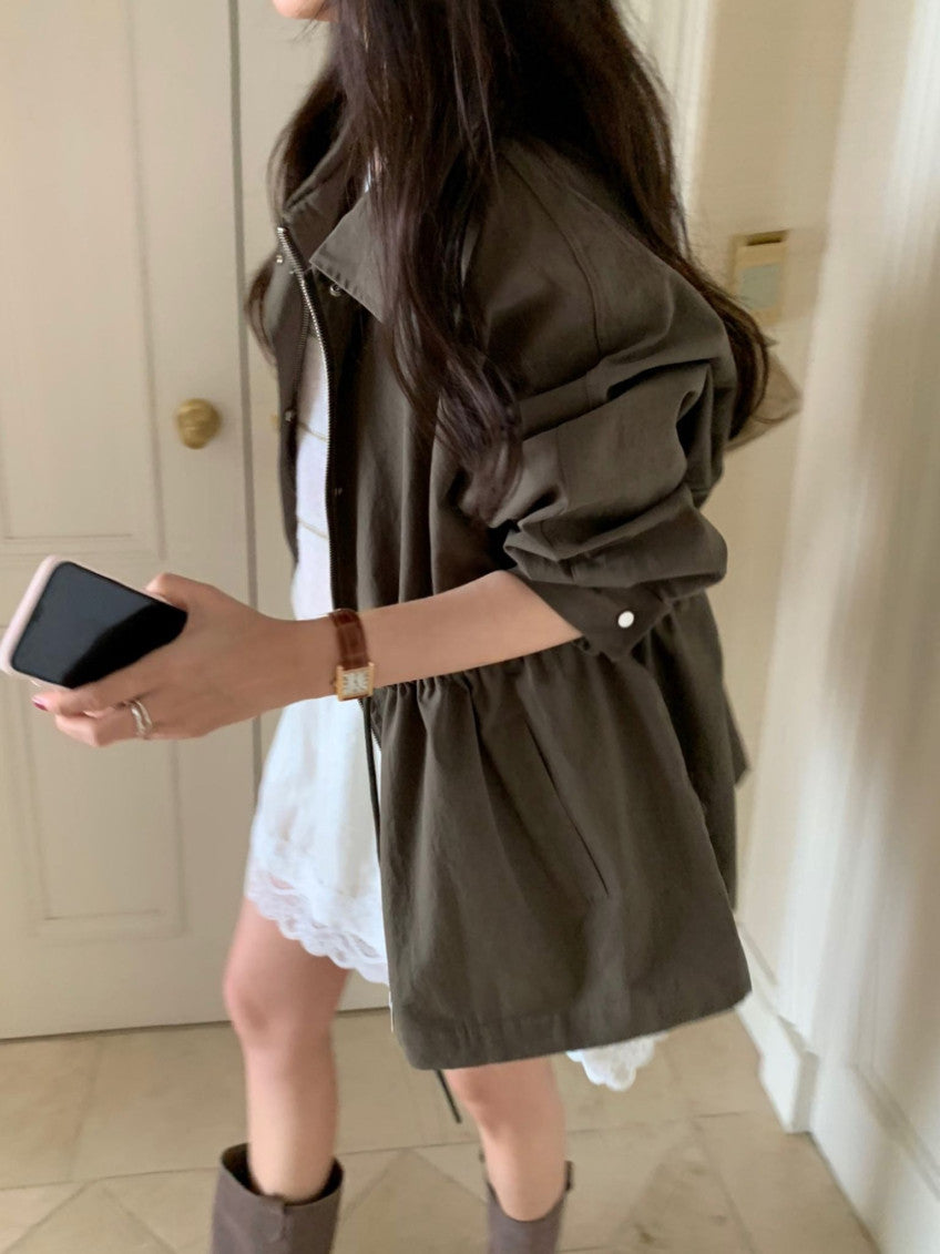 Half-string field jacket-2col