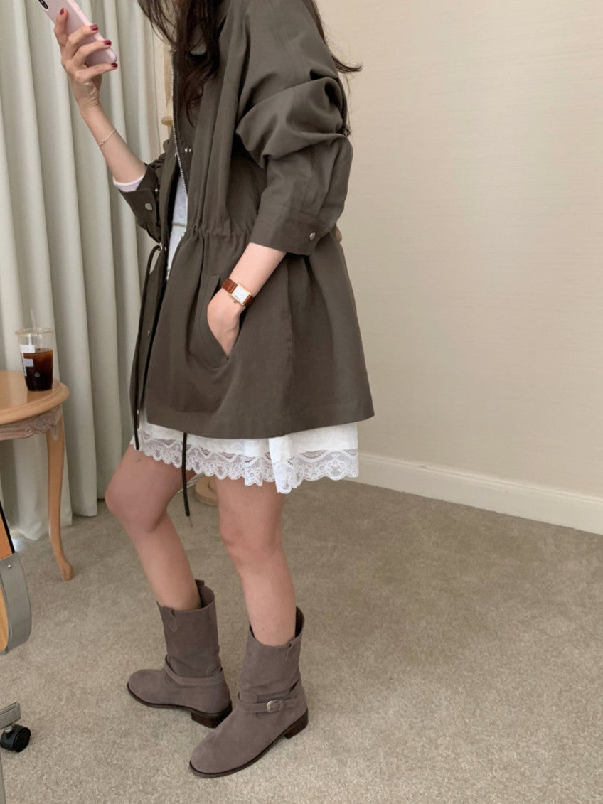 Half-string field jacket-2col