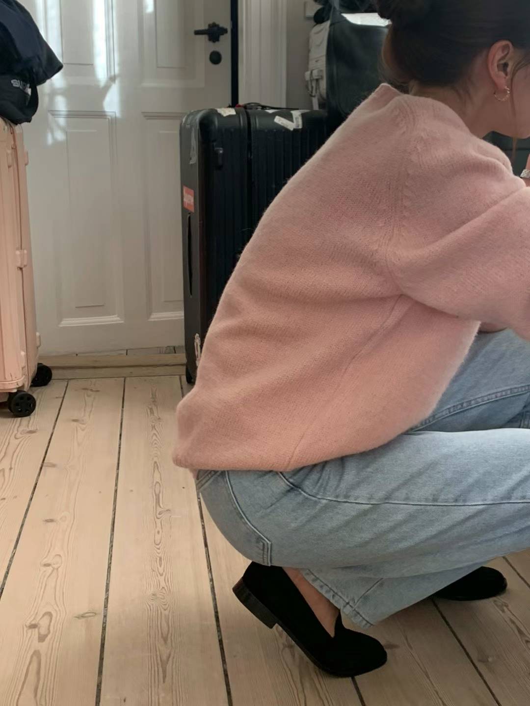 Ounce rosy brush shagidog knit-3col