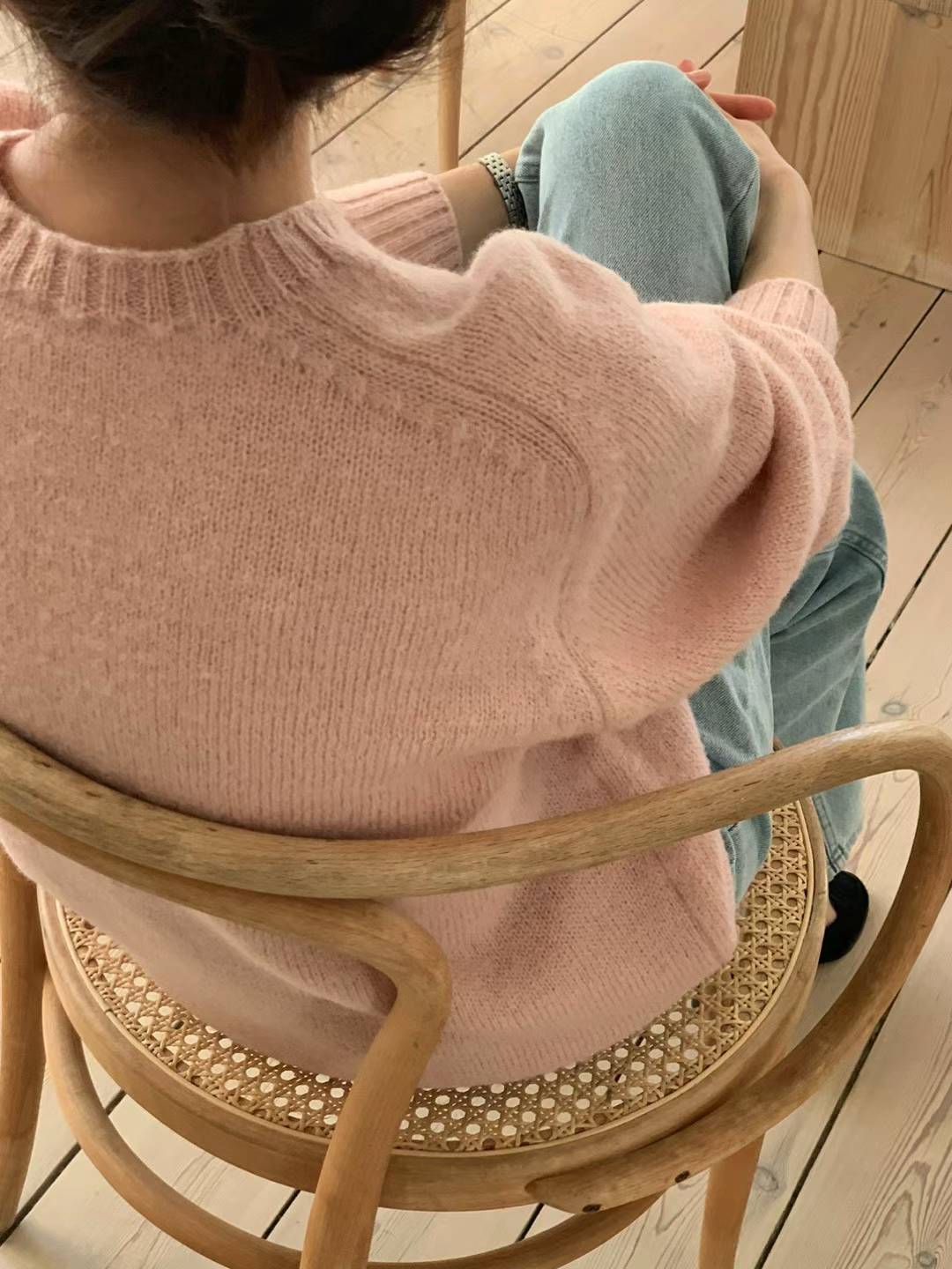 Ounce rosy brush shagidog knit-3col