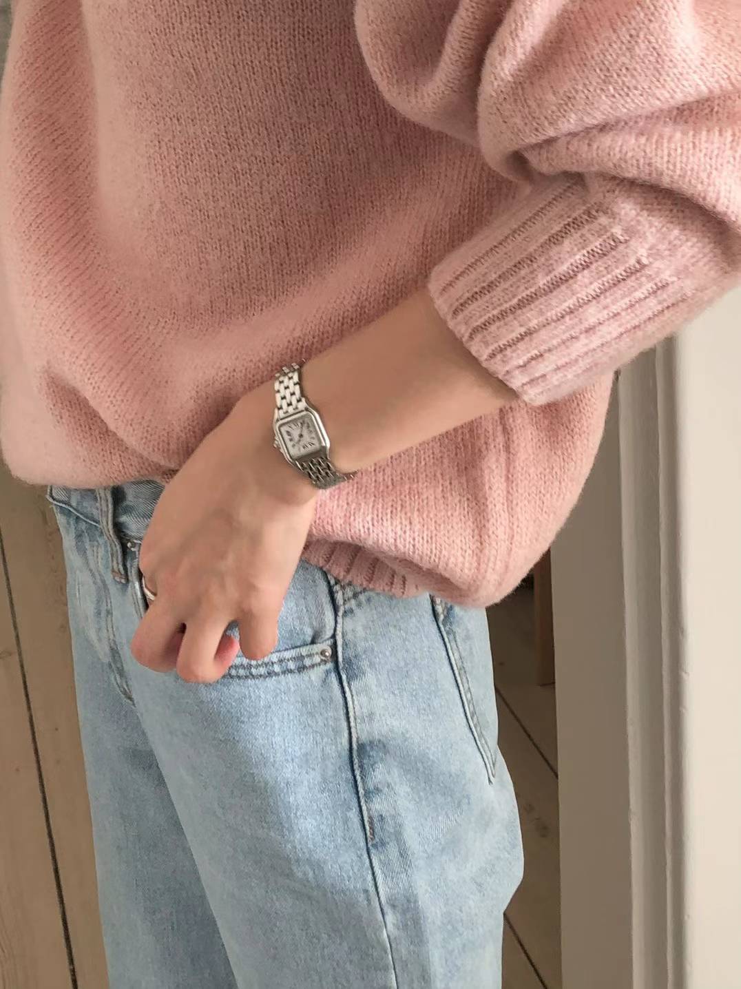 Ounce rosy brush shagidog knit-3col