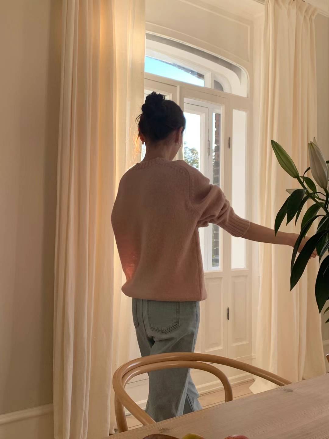 Ounce rosy brush shagidog knit-3col