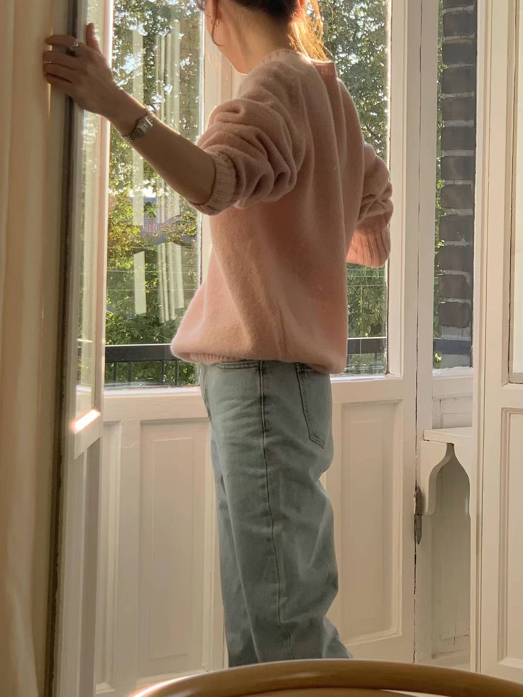 Ounce rosy brush shagidog knit-3col