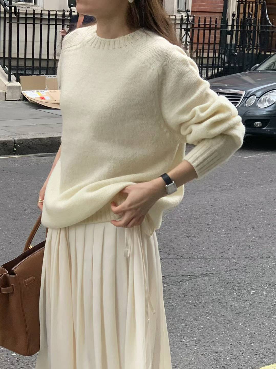 Ounce rosy brush shagidog knit-3col