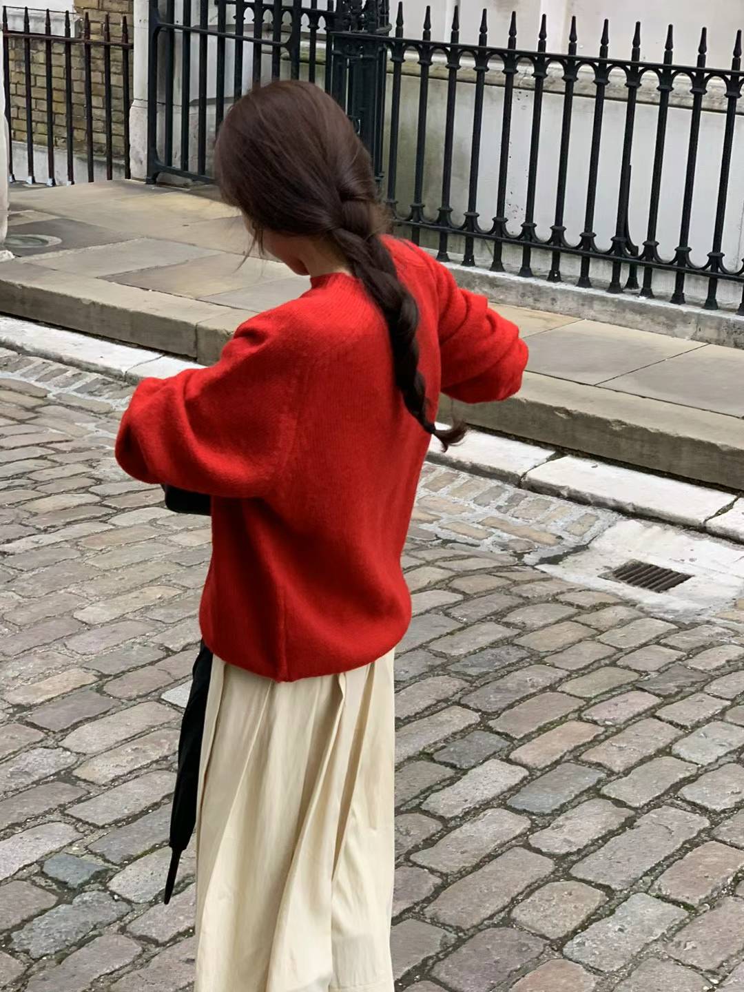 Ounce rosy brush shagidog knit-3col