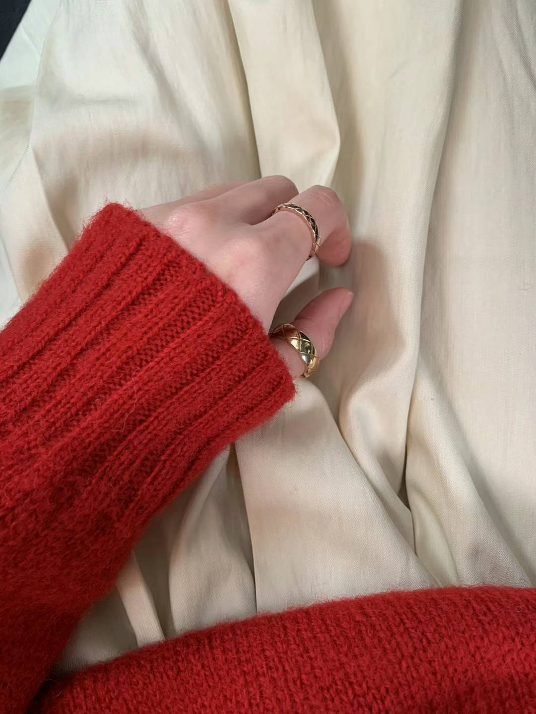 Ounce rosy brush shagidog knit-3col