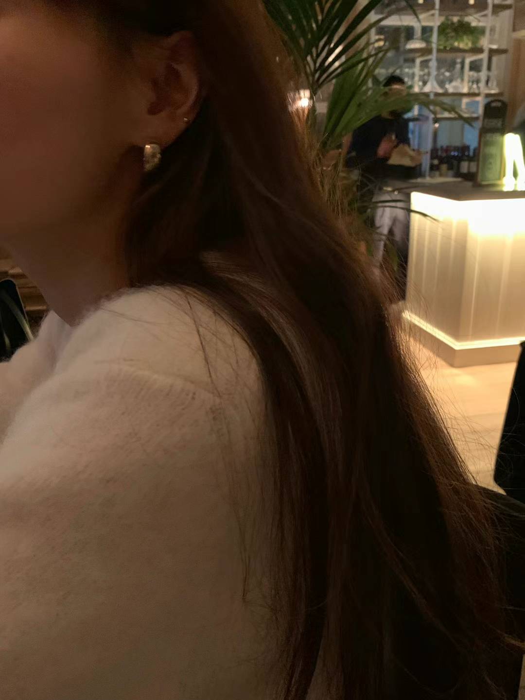 Ounce Lauren alpaca gold cardigan-2col