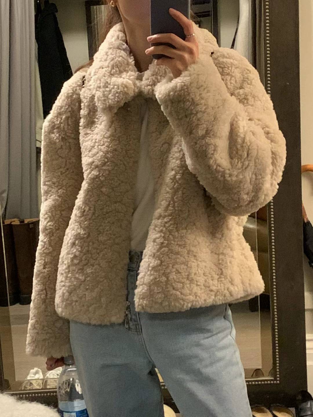 Ounce poodle fur jacket