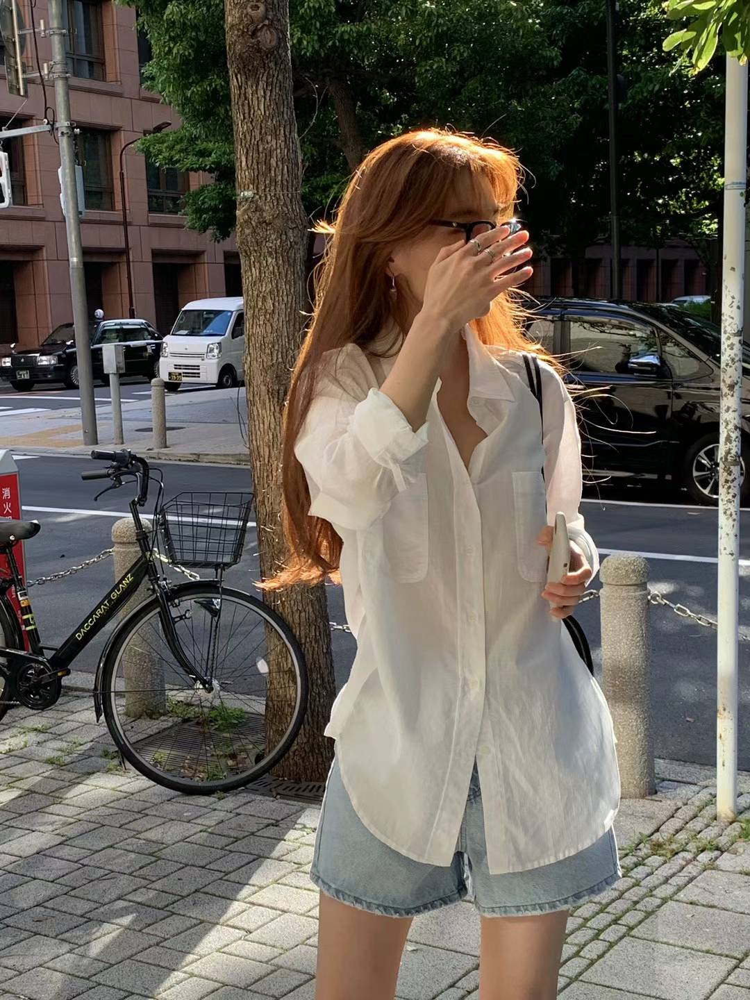 Ounce washing light shirt-3col