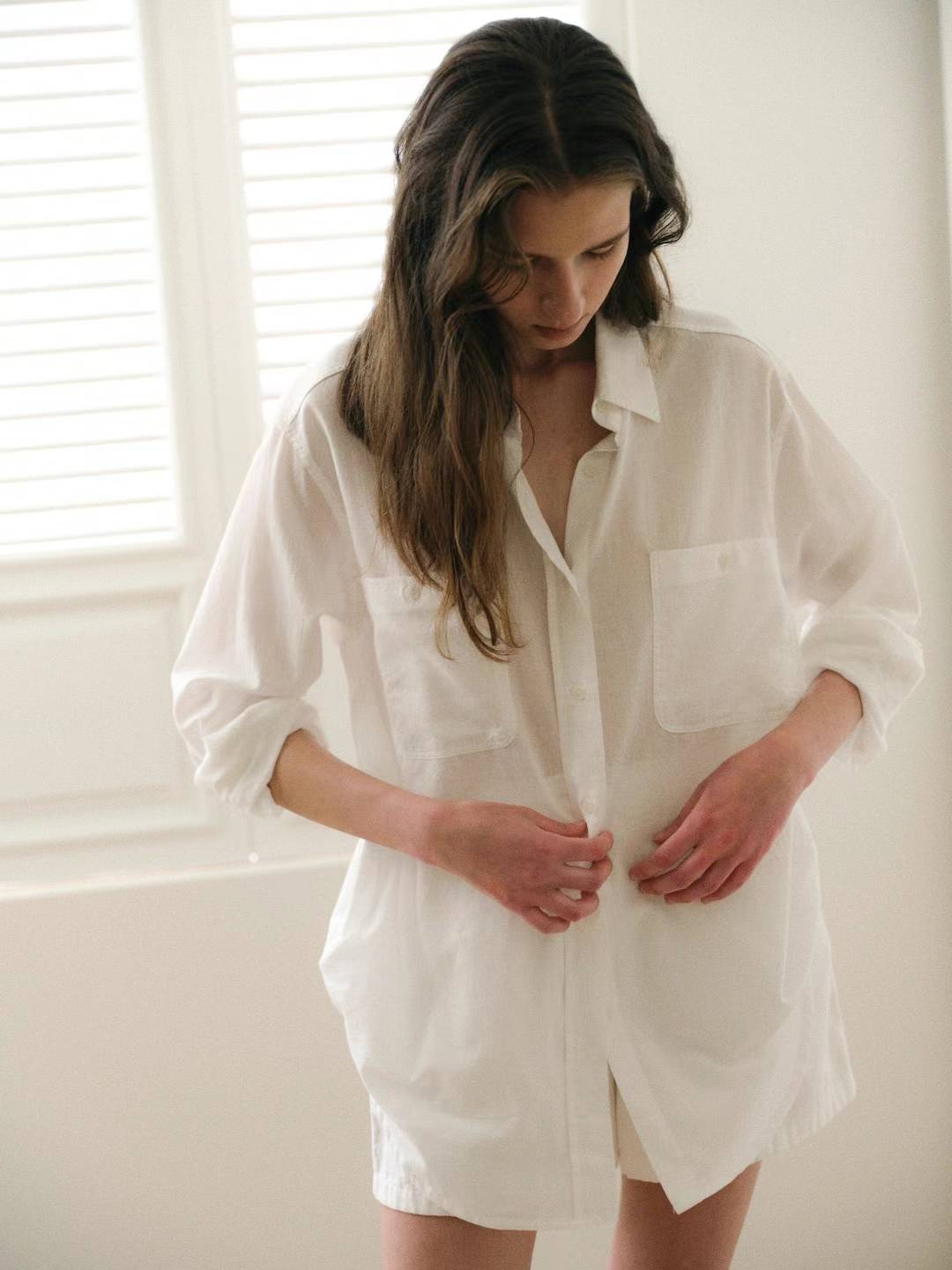Ounce washing light shirt-3col