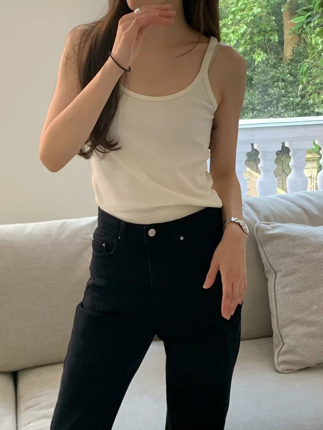 Ounce plain sleeveless-5col