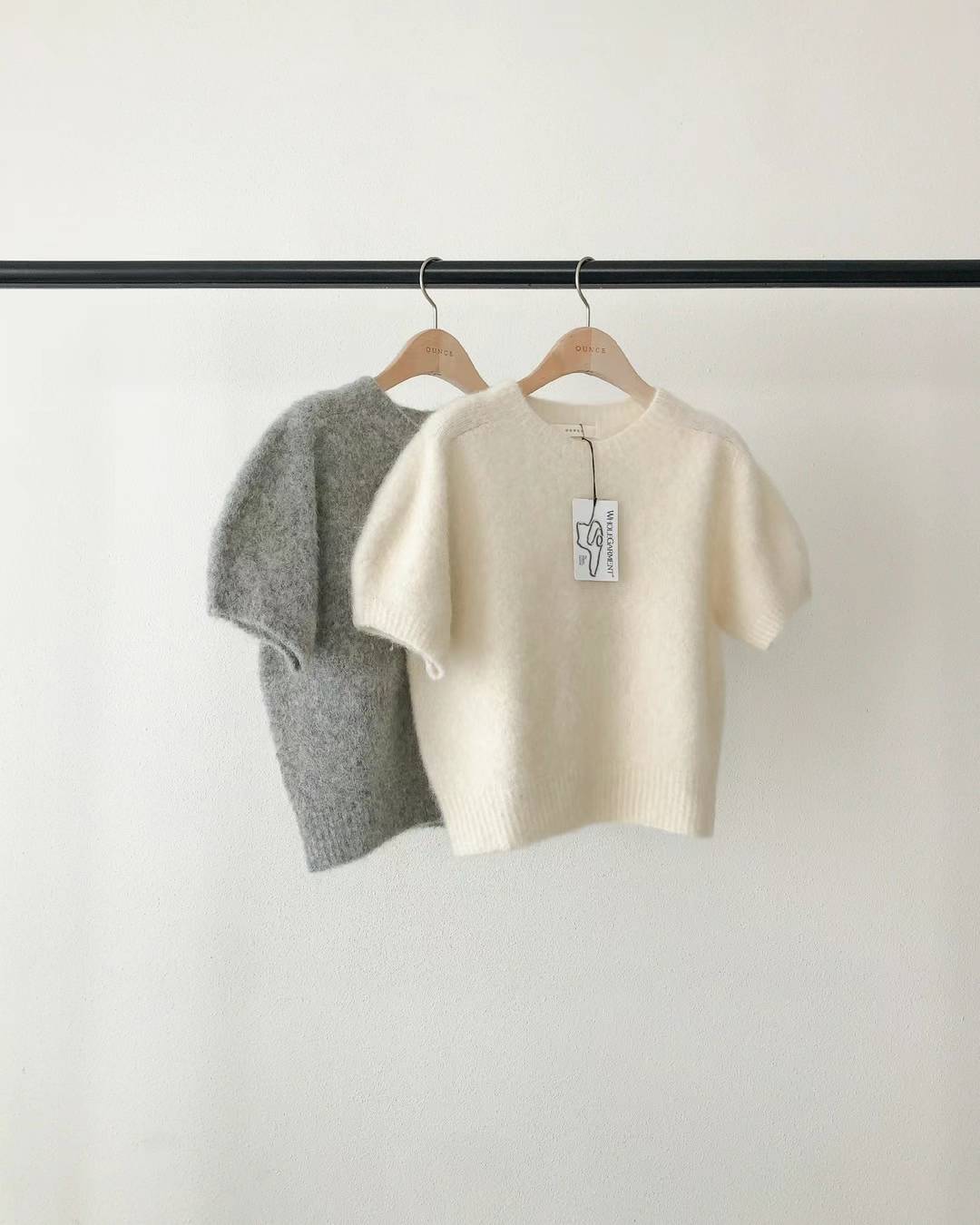 Ounce cloud half knit-2col