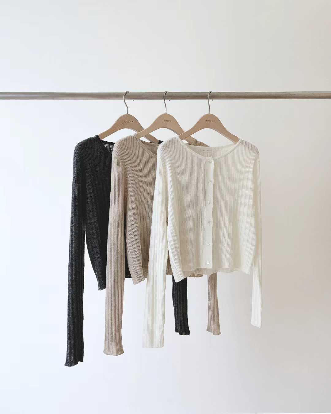 Ounce erin mohair cardigan-3col