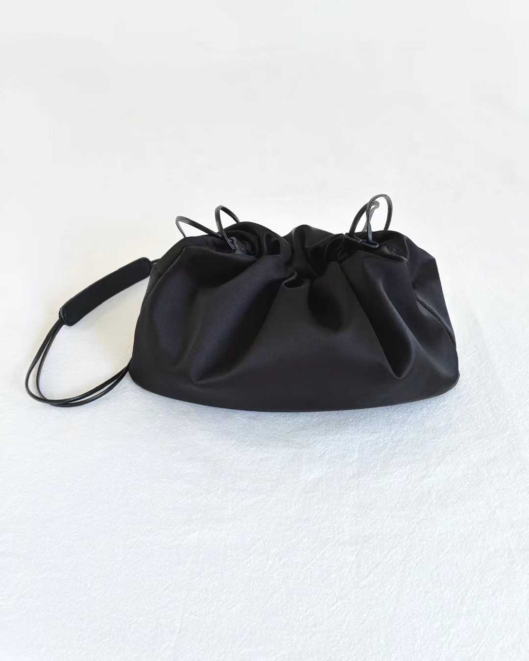 Ounce satin leather bag