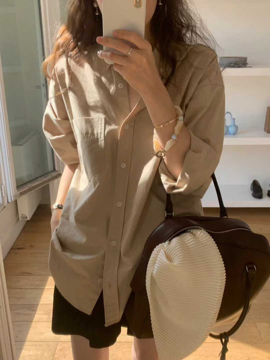 Ounce porter oxford shirt-2col