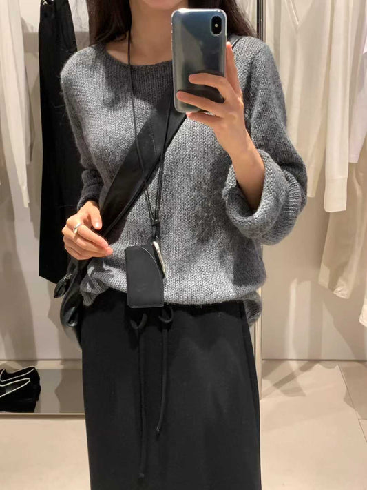 Ounce alpaca multi knit-2col