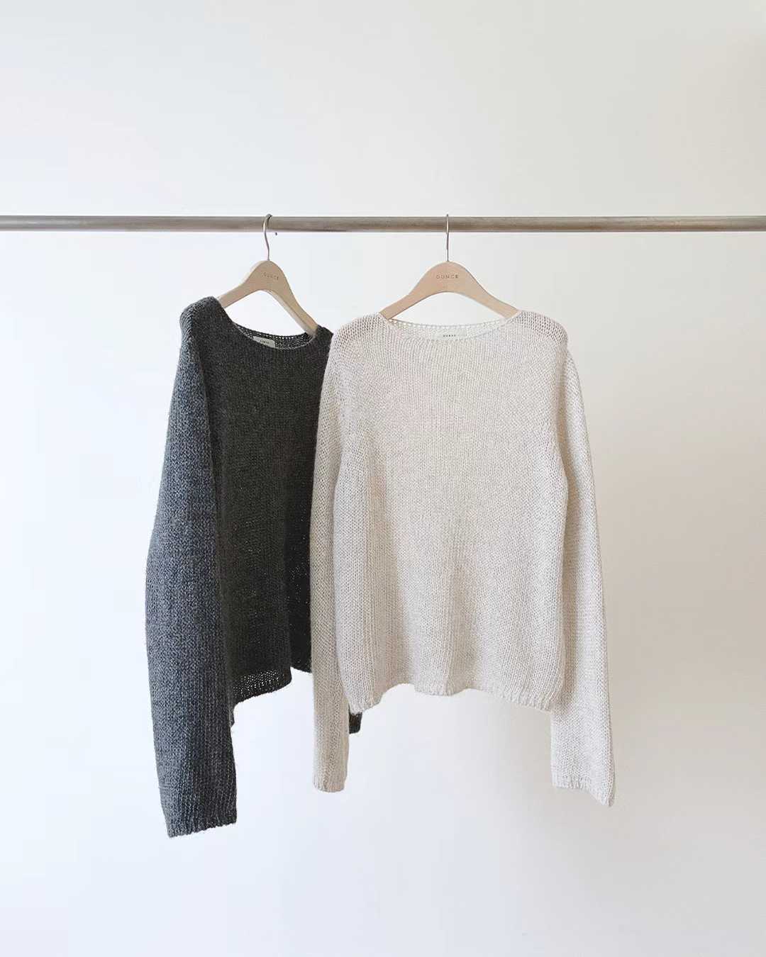 Ounce alpaca multi knit-2col
