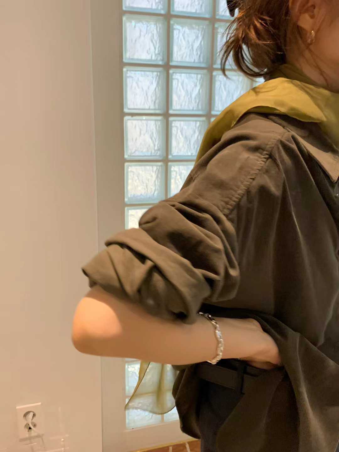 Ounce corduroy boxy shirt-2col
