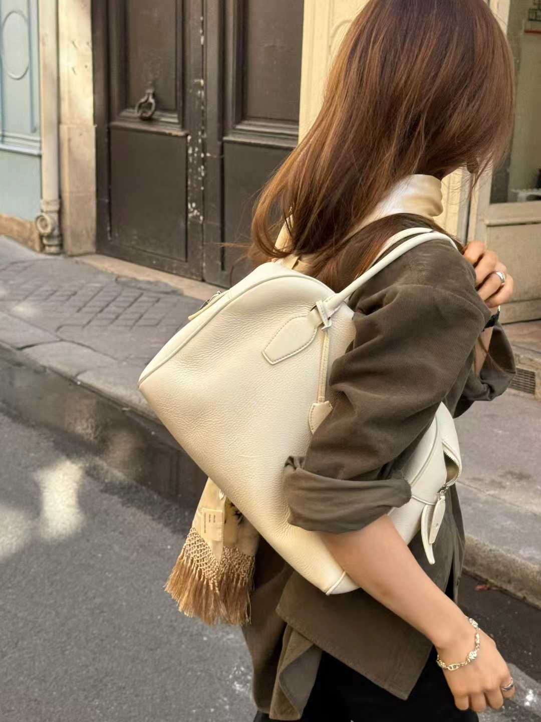 Ounce corduroy boxy shirt-2col