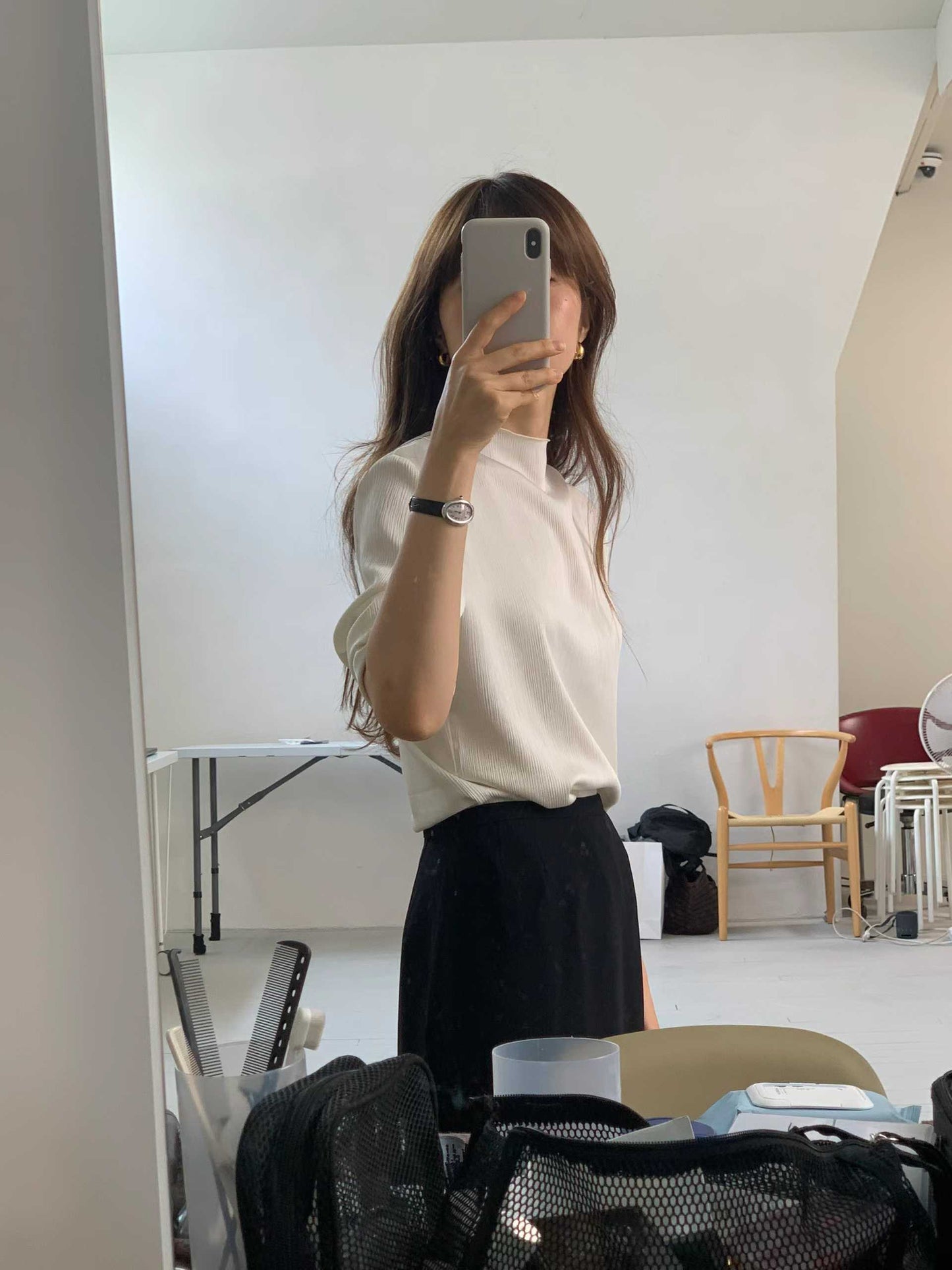 Ounce rora blouse-2col