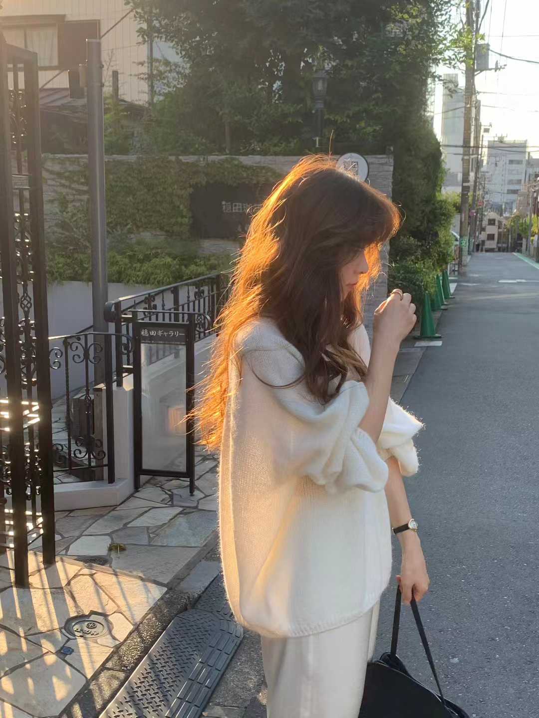 Ounce balloon mohair knit-2col