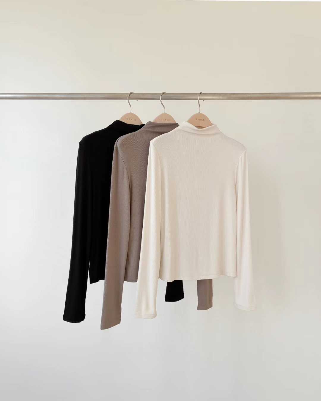 Ounce easy half-neck T-3col